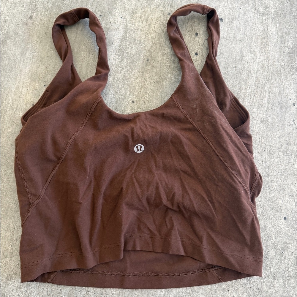 lululemon athletica Brown Crop Top